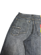 [V1066] Vintage y2k Makaveli blaue baggy jeans