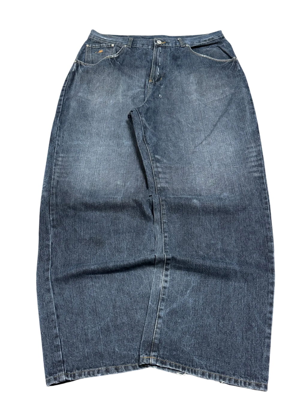 [V1066] Vintage y2k Makaveli blaue baggy jeans