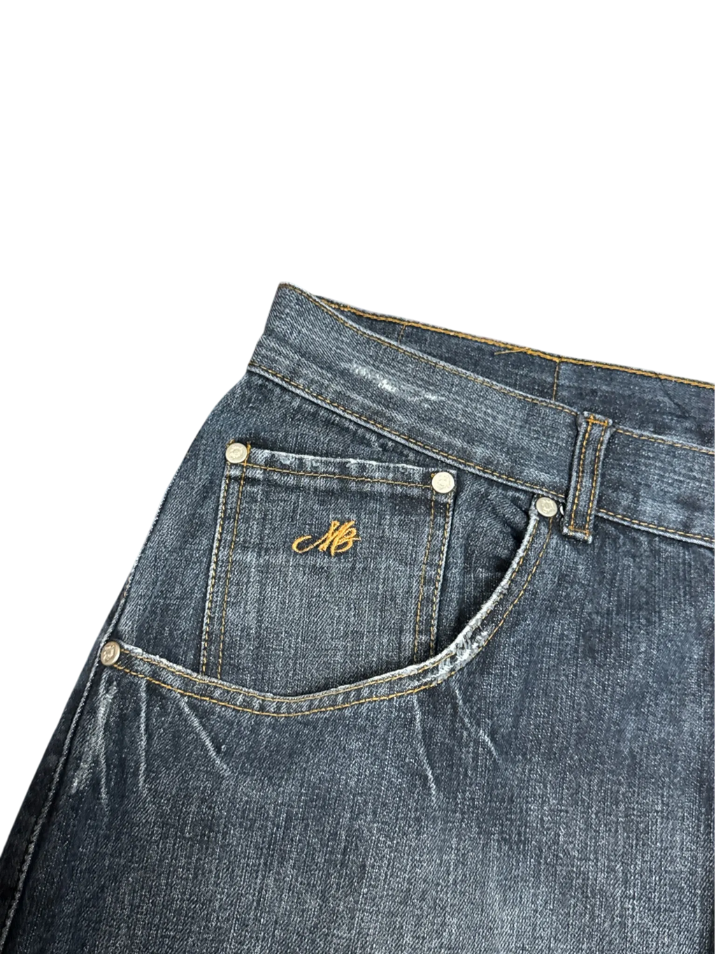 [V1066] Vintage y2k Makaveli blaue baggy jeans