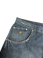 [V1066] Vintage y2k Makaveli blaue baggy jeans