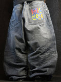 [V1066] Vintage y2k Makaveli blaue baggy jeans