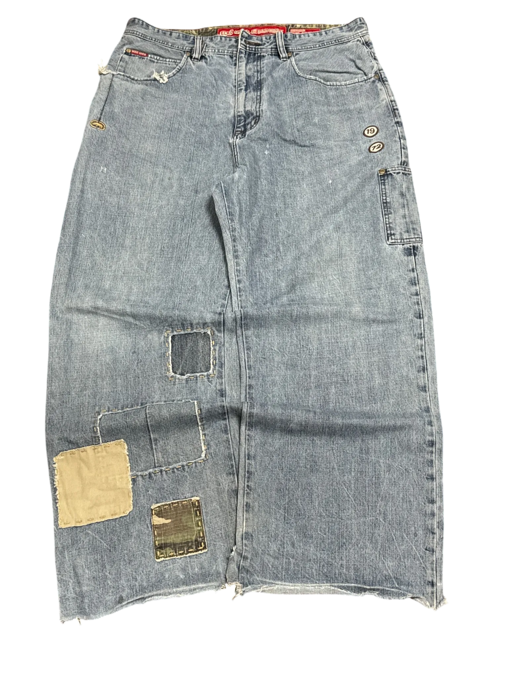 [V1068de] Vintage y2k Ecko blaue baggy jeans (Rocker Jean)