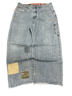 [V1068de] Vintage y2k Ecko blaue baggy jeans (Rocker Jean)