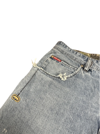 [V1068de] Vintage y2k Ecko blaue baggy jeans (Rocker Jean)