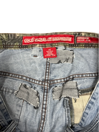 [V1068de] Vintage y2k Ecko blaue baggy jeans (Rocker Jean)
