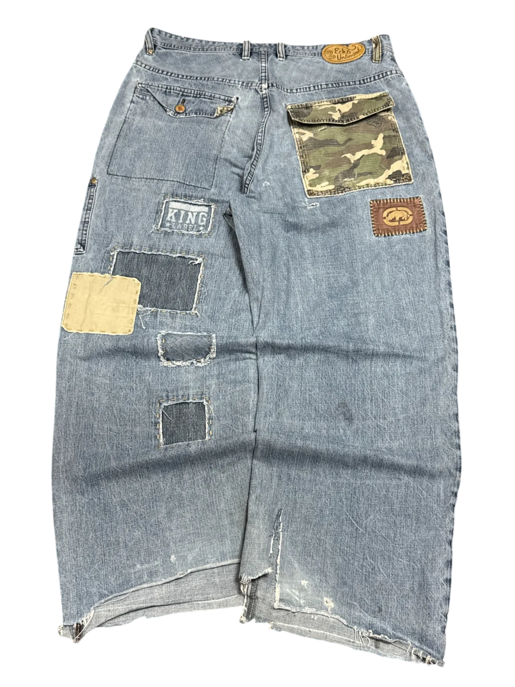 [V1068de] Vintage y2k Ecko blaue baggy jeans (Rocker Jean)