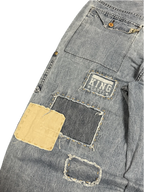 [V1068de] Vintage y2k Ecko blaue baggy jeans (Rocker Jean)