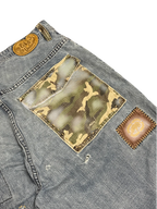 [V1068de] Vintage y2k Ecko blaue baggy jeans (Rocker Jean)