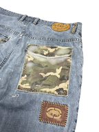 [V1068de] Vintage y2k Ecko blaue baggy jeans (Rocker Jean)