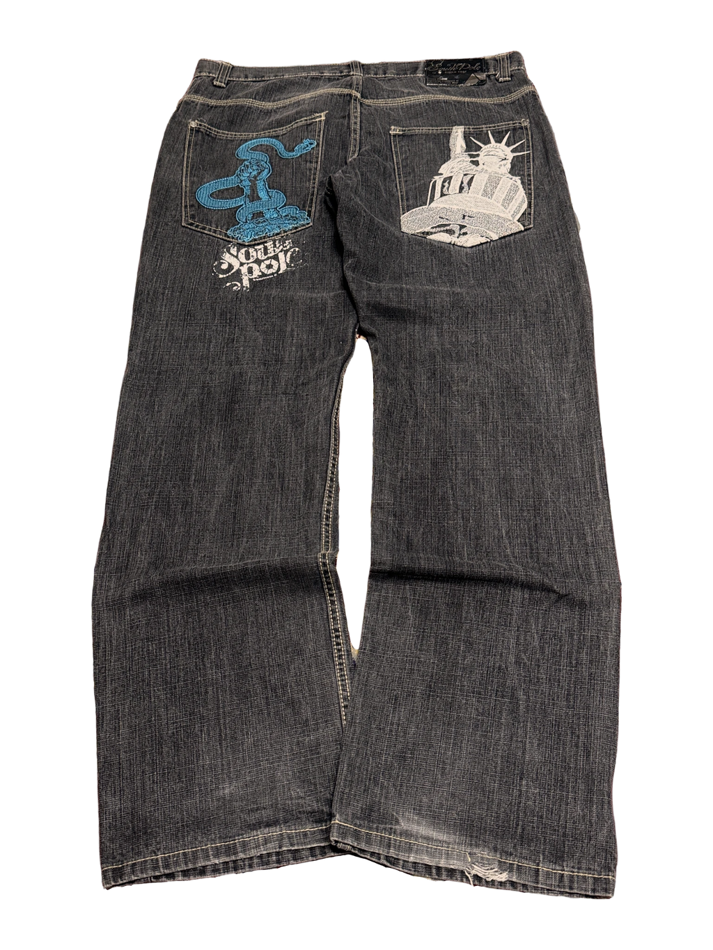 [V1069] Vintage y2k Southpole marineblaue baggy jeans