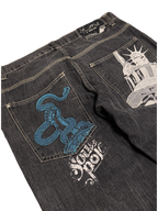 [V1069] Vintage y2k Southpole marineblaue baggy jeans