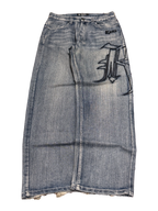[V1070] Vintage y2k Karl Kani blaue baggy jeans