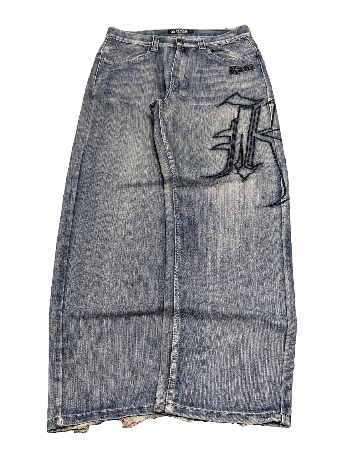 [V1070] Vintage y2k Karl Kani blaue baggy jeans