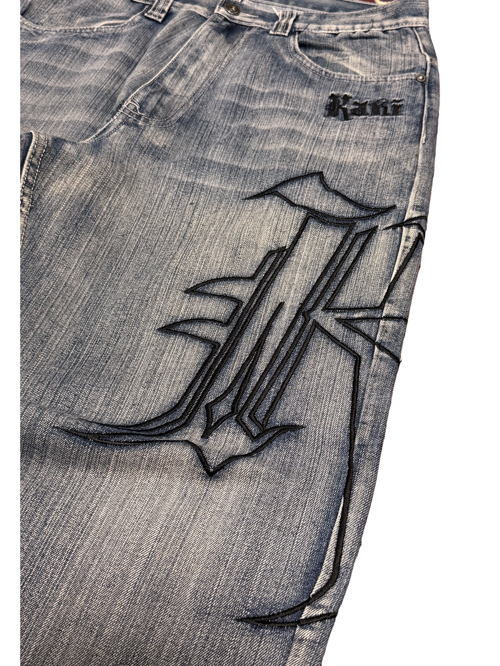 [V1070] Vintage y2k Karl Kani blaue baggy jeans