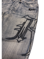 [V1070] Vintage y2k Karl Kani blaue baggy jeans