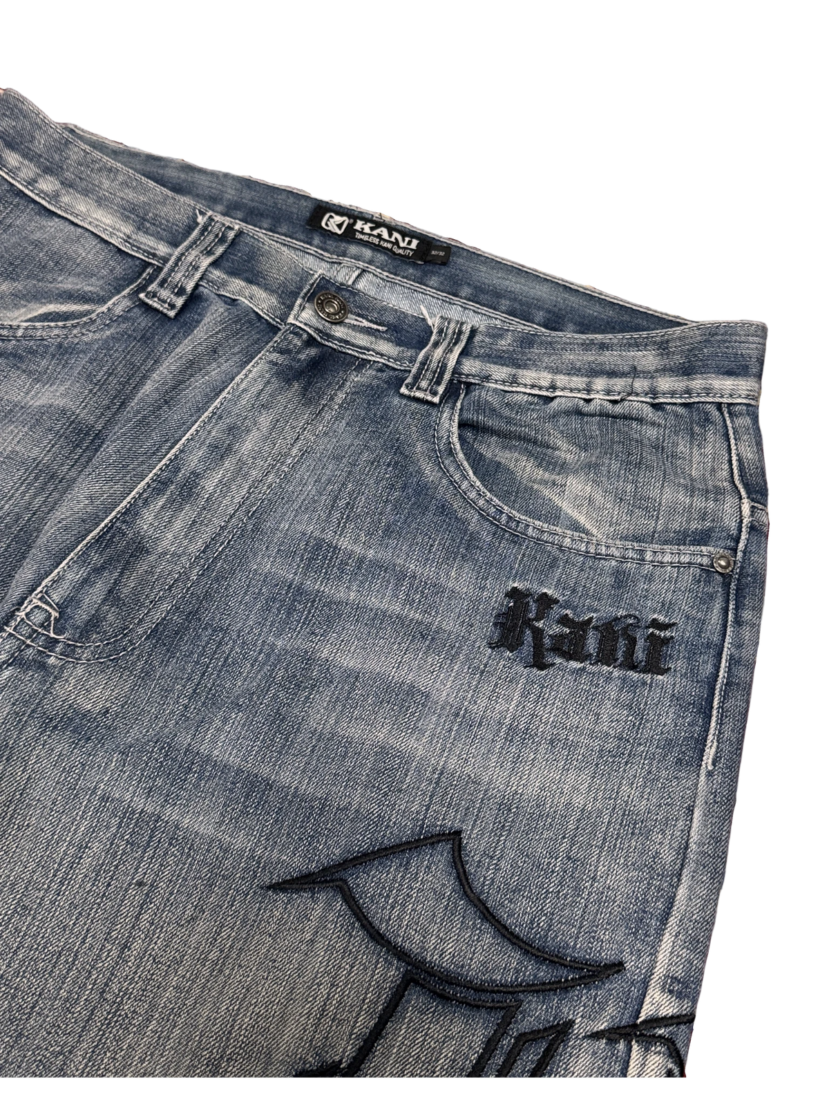 [V1070] Vintage y2k Karl Kani blaue baggy jeans