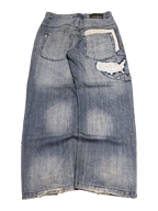 [V1071] Vintage y2k Karl Kani blaue baggy jeans