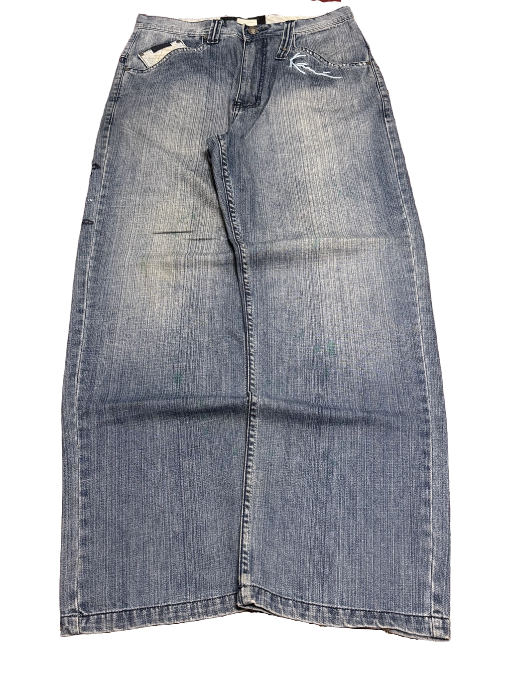 [V1071] Vintage y2k Karl Kani blaue baggy jeans