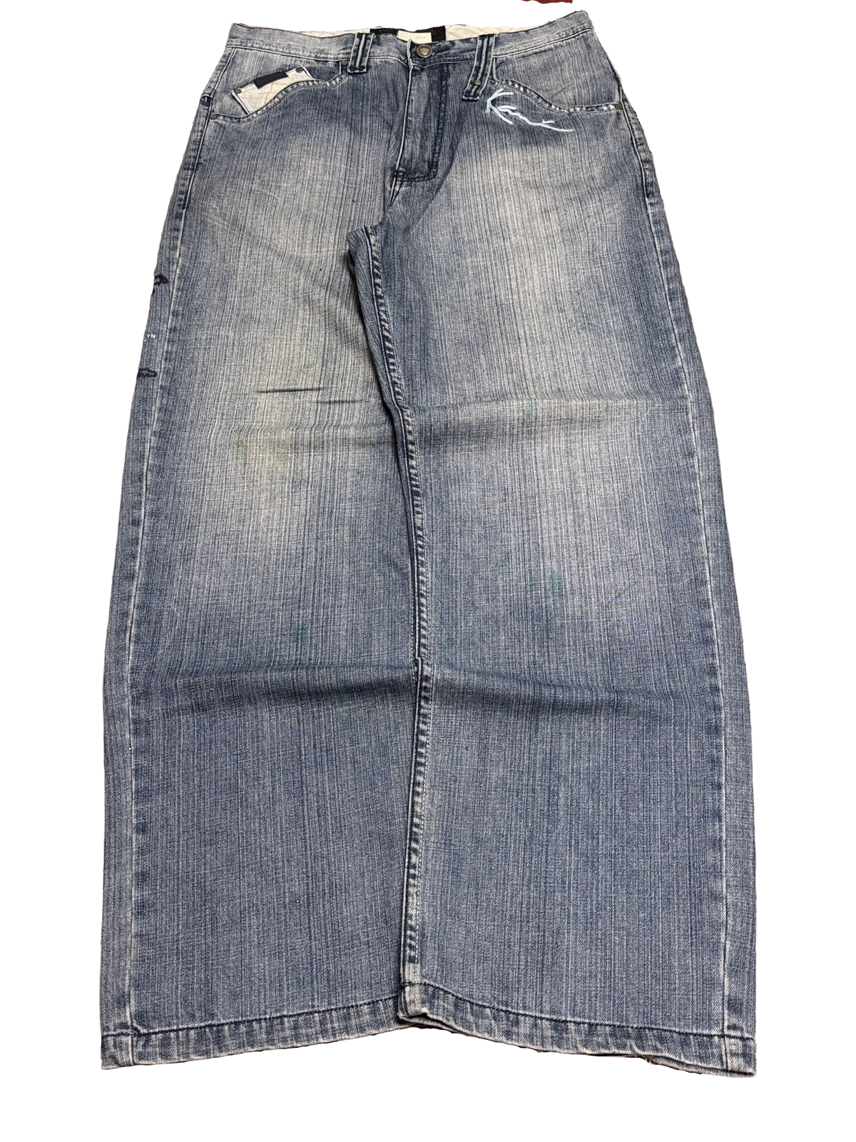 [V1071] Vintage y2k Karl Kani blaue baggy jeans