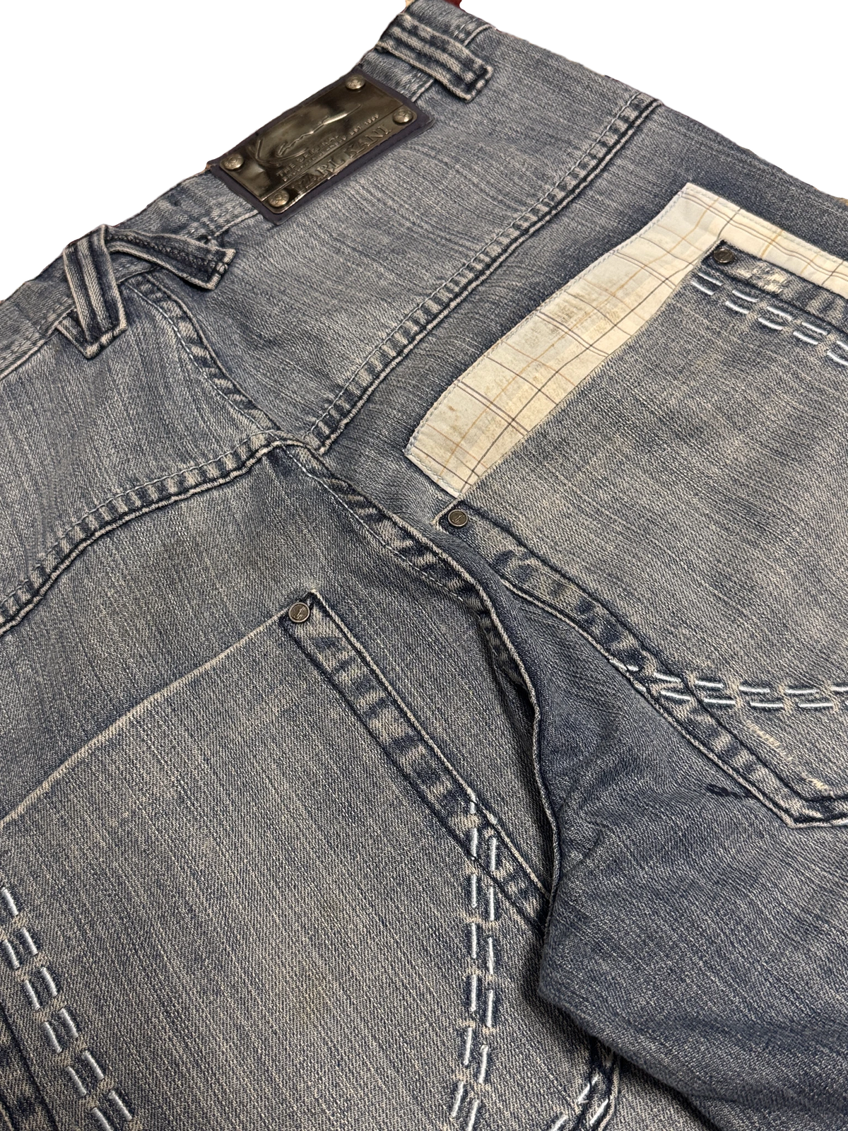 [V1071] Vintage y2k Karl Kani blaue baggy jeans