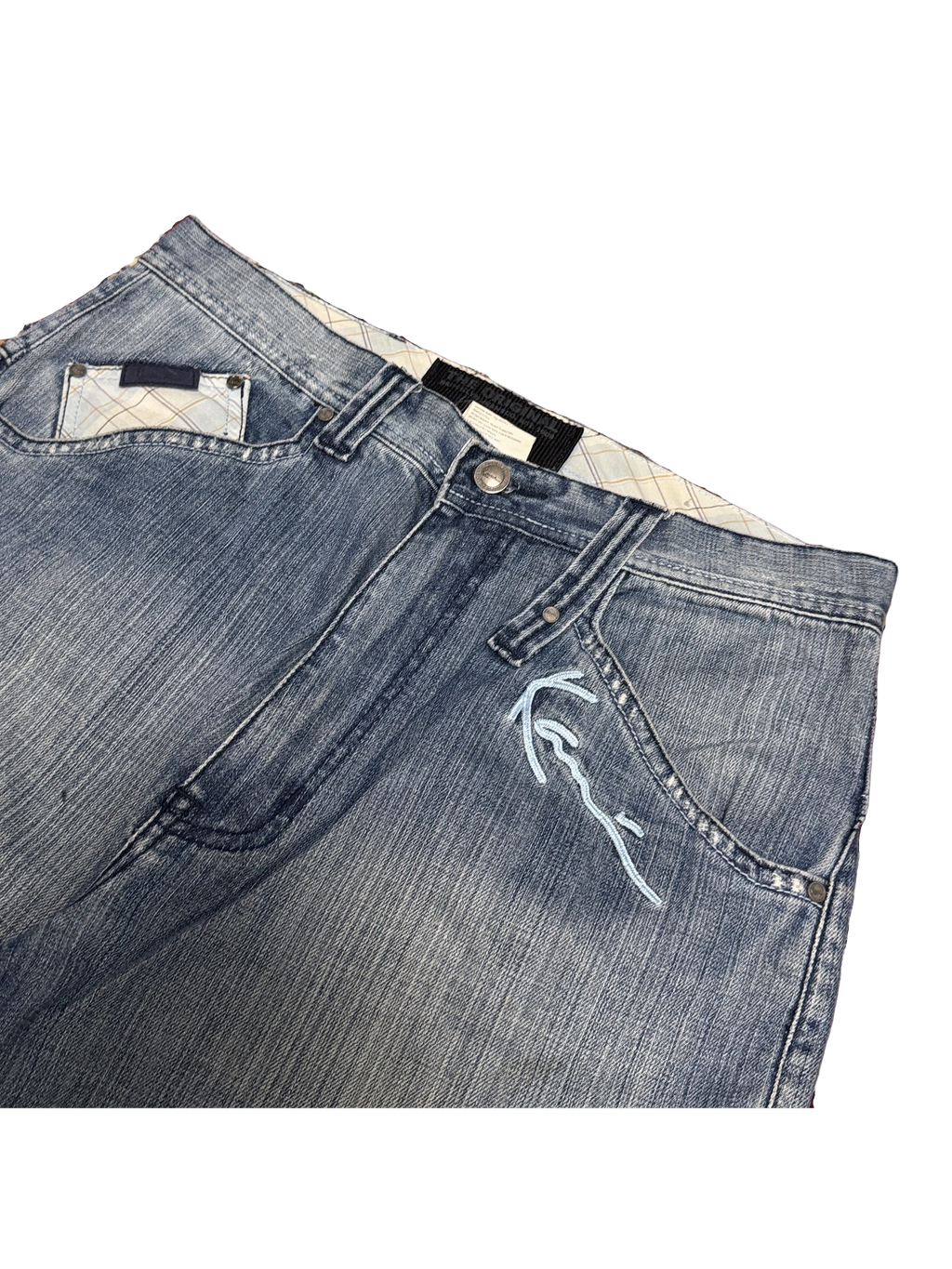 [V1071] Vintage y2k Karl Kani blaue baggy jeans