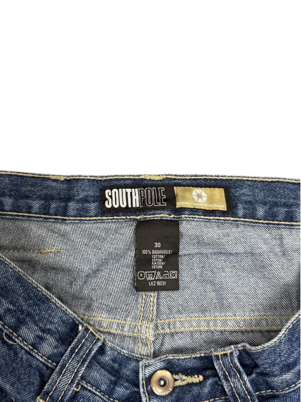 [V1072] Vintage y2k Southpole blaue baggy jeans (Gold Tab)