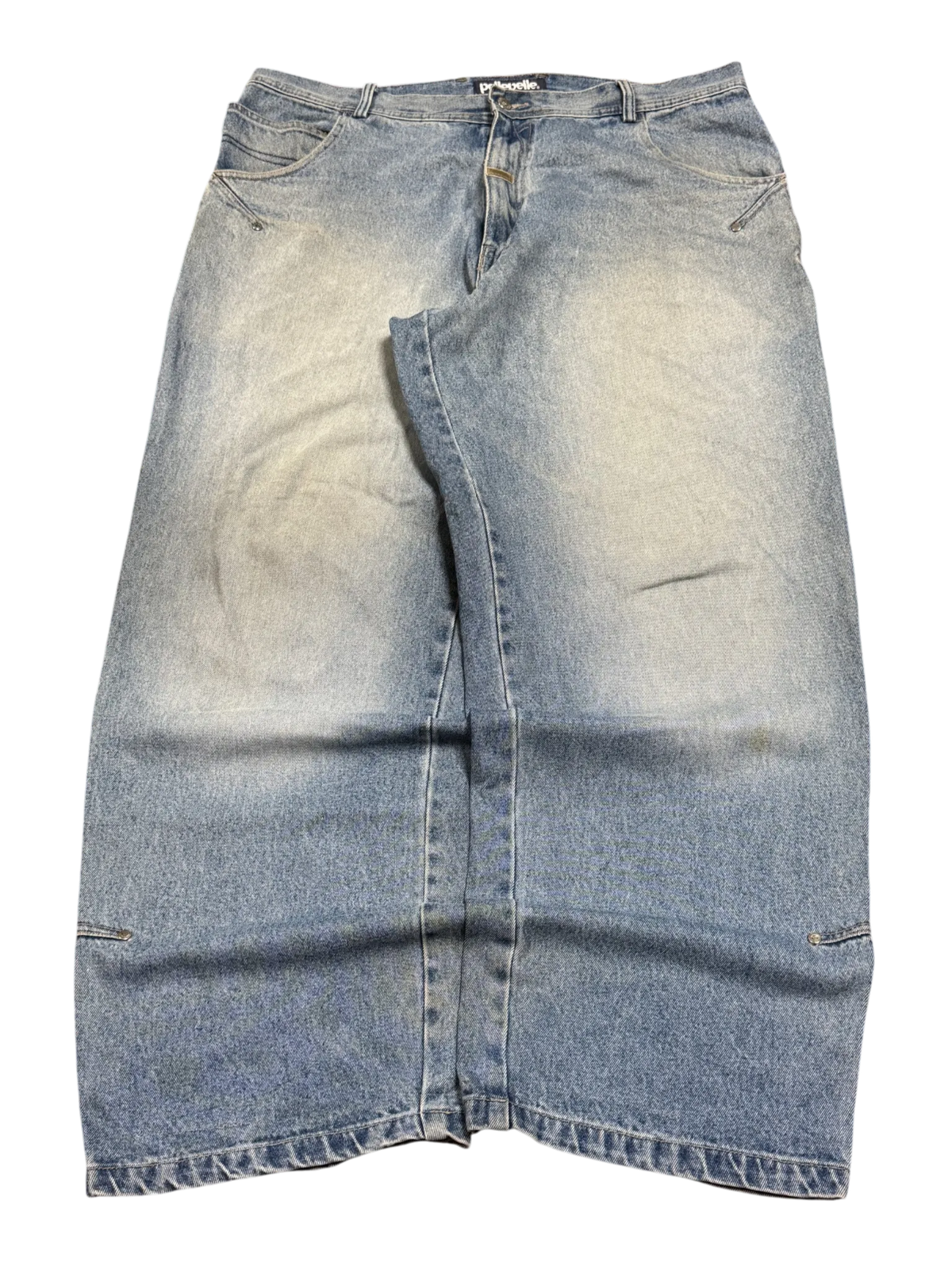 [V1074] Vintage y2k Pelle Pelle blaue baggy jeans