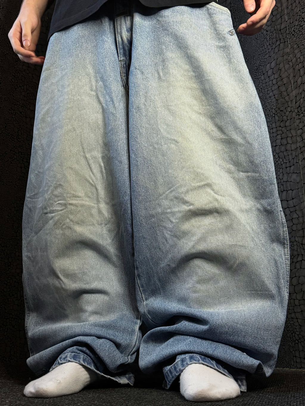 [V1074] Vintage y2k Pelle Pelle blaue baggy jeans