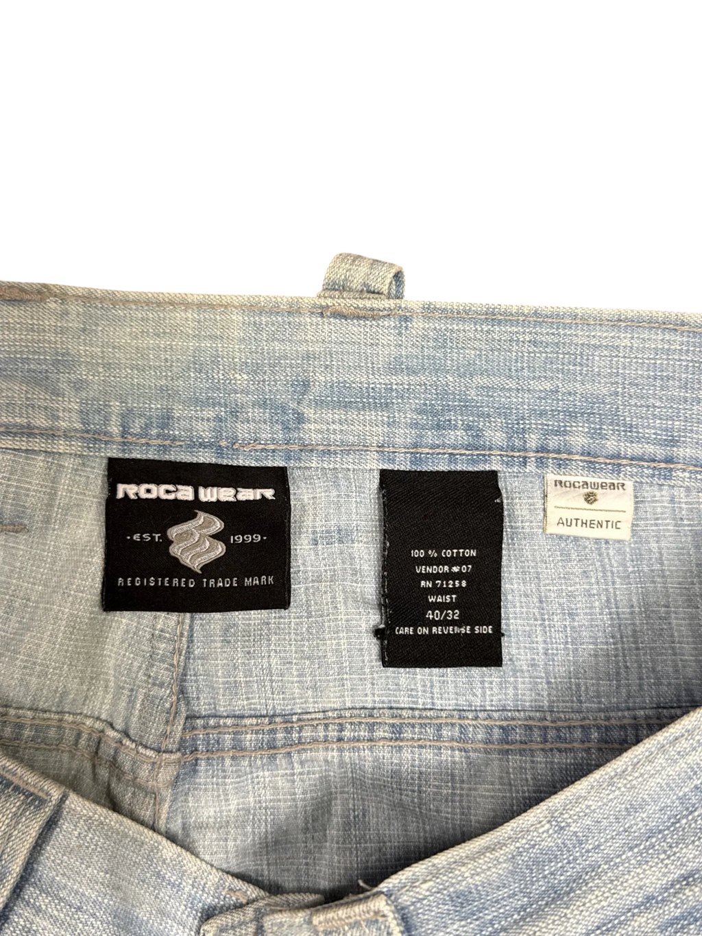 [V1075] Vintage y2k Rocawear blaue baggy jeans