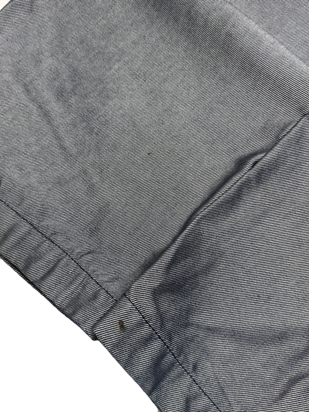 [V1076de] Vintage y2k John John silberne baggy jeans (Shiny)