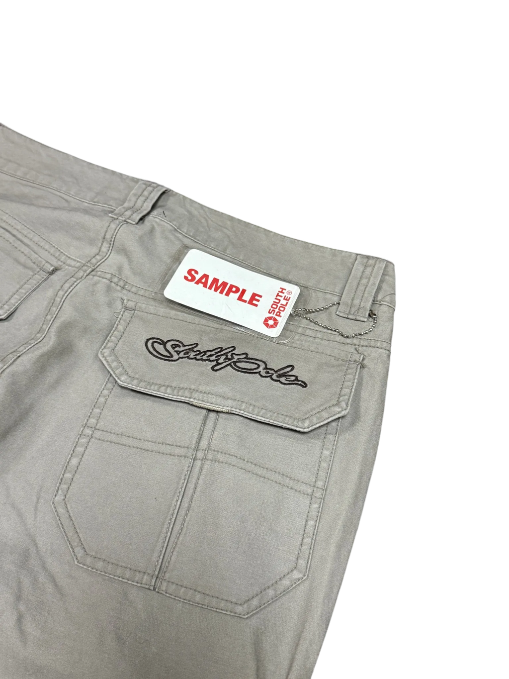 [V1077de] Vintage y2k Southpole beige baggy jeans (NWT | Sample)