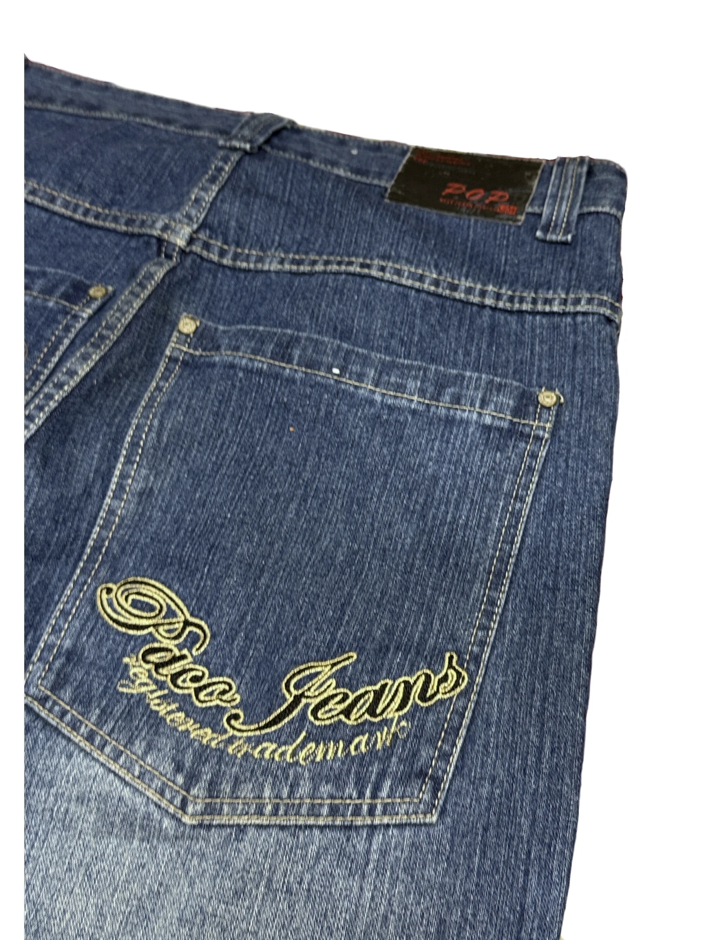 [V1079] Vintage y2k 3R streetwear blaue baggy jeans