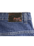 [V1079] Vintage y2k 3R streetwear blaue baggy jeans