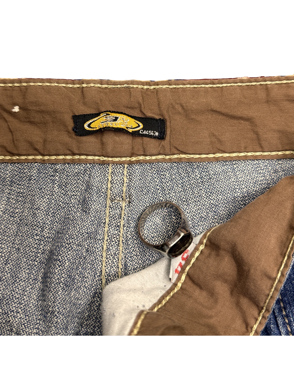 [V1079] Vintage y2k 3R streetwear blaue baggy jeans
