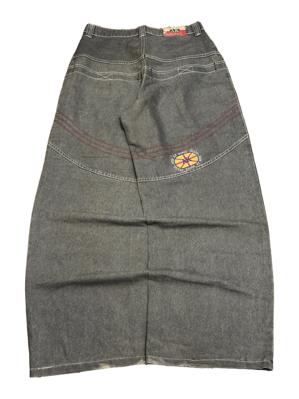 [V1080] Vintage y2k AK Jeans graue baggy jeans