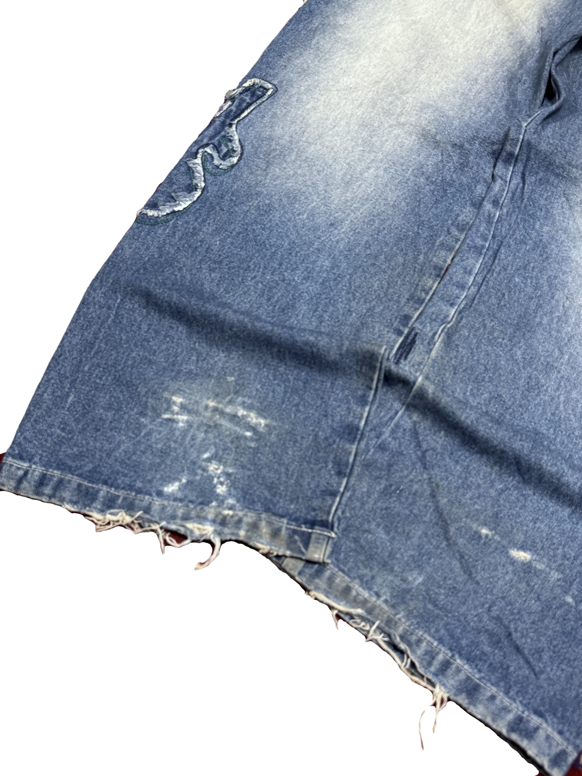 [V1081] Vintage y2k Akademiks blaue baggy jeans