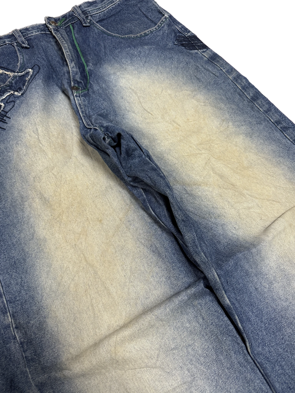 [V1081] Vintage y2k Akademiks blaue baggy jeans