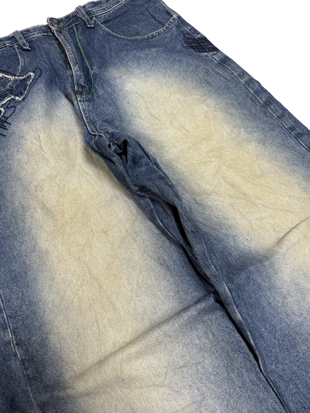 [V1081] Vintage y2k Akademiks blaue baggy jeans