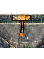 [V1081] Vintage y2k Akademiks blaue baggy jeans