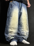 [V1081] Vintage y2k Akademiks blaue baggy jeans