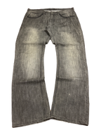 [V1087] Vintage y2k Avirex graue straight jeans