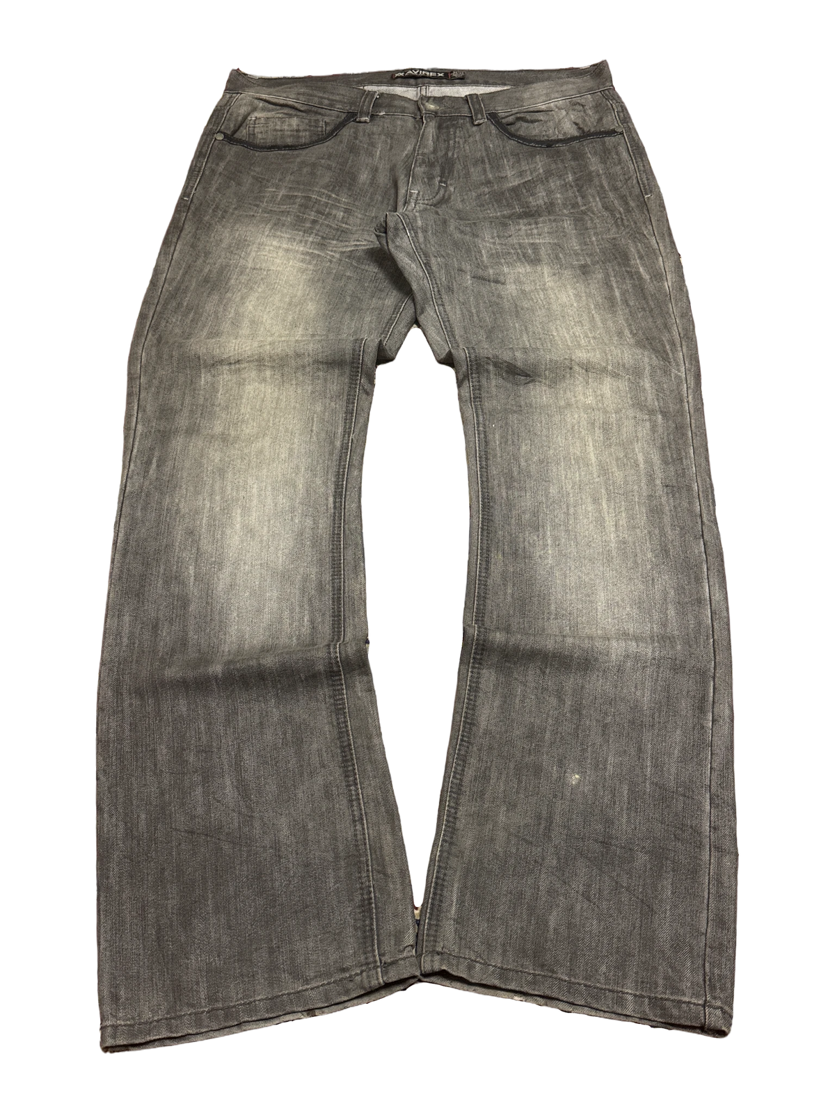 [V1087] Vintage y2k Avirex graue straight jeans
