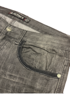 [V1087] Vintage y2k Avirex graue straight jeans