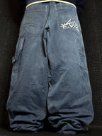 [V1089] Vintage y2k Blueskin marineblaue baggy jeans