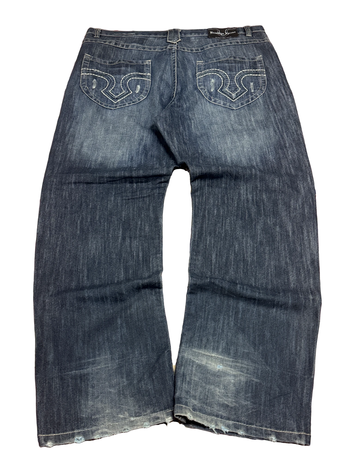[V1091] Vintage y2k Brooklyn Xpress marineblaue straight jeans