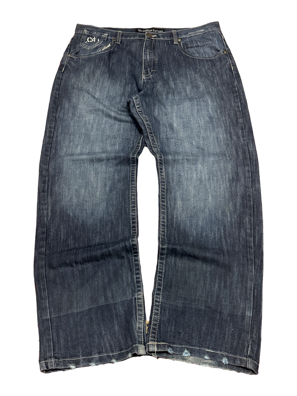 [V1091] Vintage y2k Brooklyn Xpress marineblaue straight jeans