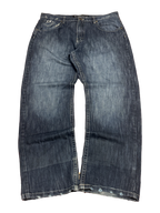 [V1091] Vintage y2k Brooklyn Xpress marineblaue straight jeans