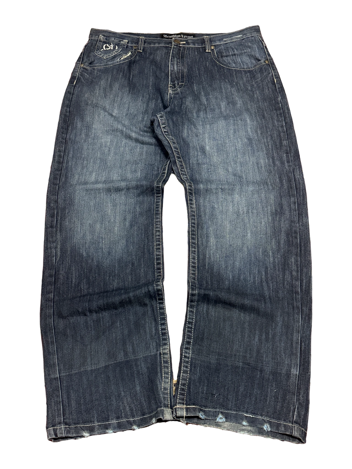 [V1091] Vintage y2k Brooklyn Xpress marineblaue straight jeans