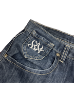 [V1091] Vintage y2k Brooklyn Xpress marineblaue straight jeans