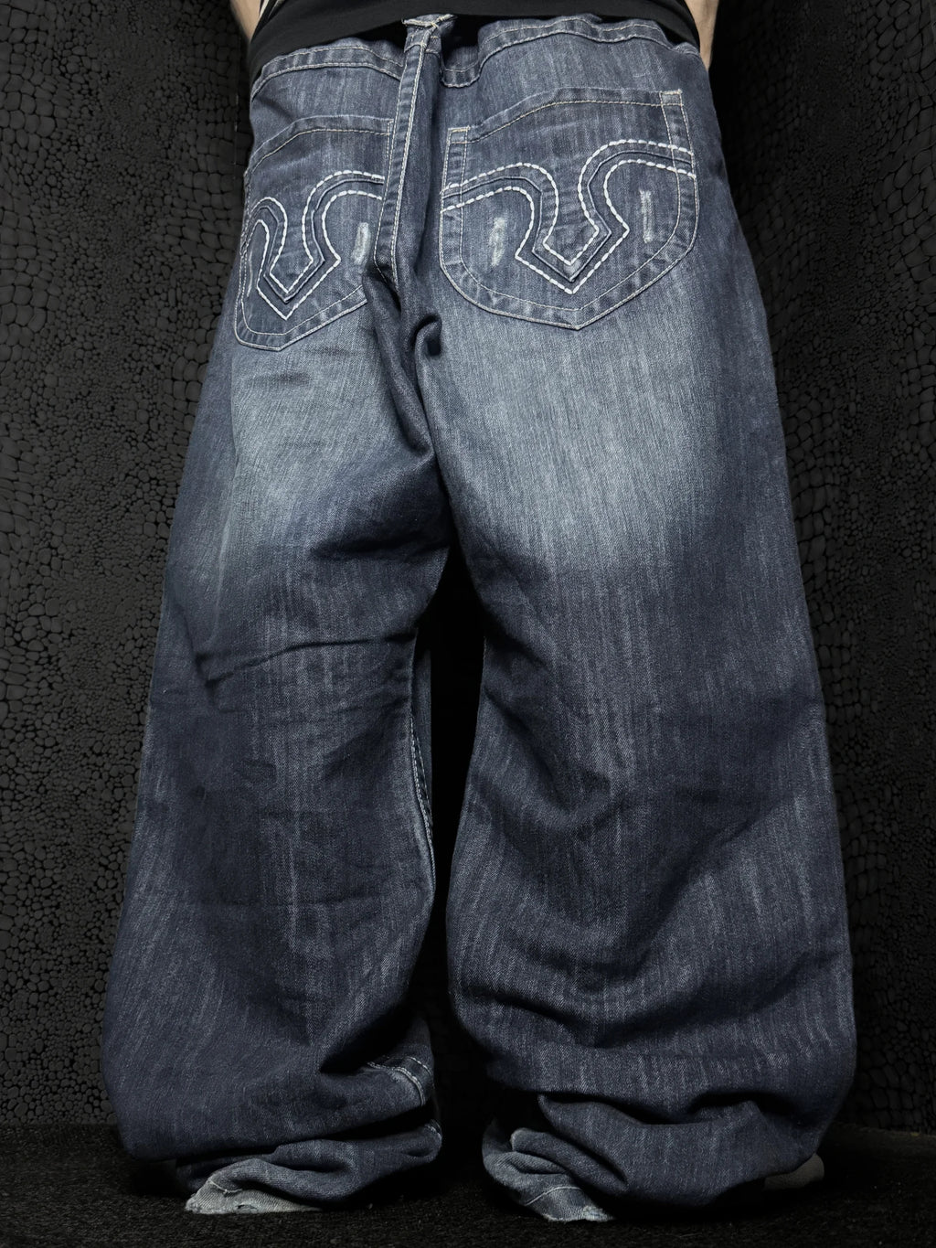 [V1091] Vintage y2k Brooklyn Xpress marineblaue straight jeans